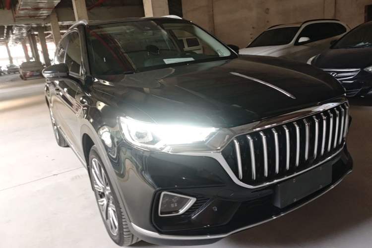 Used Hongqi HS5 2022 Facelifted Version 2.0T Smart Connect Flagship All-Wheel-Drive Edition Front Right 45 Deg