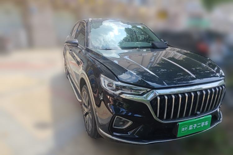 Used Hongqi HS5 2022 Facelifted Version 2.0T Smart Connect Flagship All-Wheel-Drive Edition Front Right 45 Deg