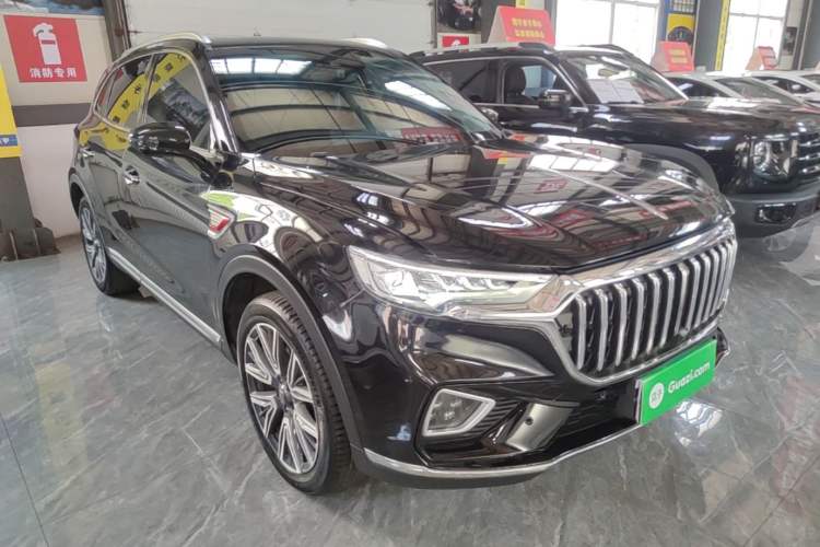 Used Hongqi HS5 2022 Facelifted Version 2.0T Smart Connect Flagship All-Wheel-Drive Edition Front Right 45 Deg