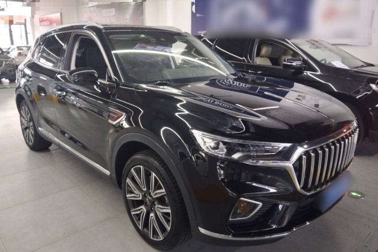 Used Hongqi HS5 2022 Facelifted Version 2.0T Smart Connect Flagship All-Wheel-Drive Edition Front Right 45 Deg