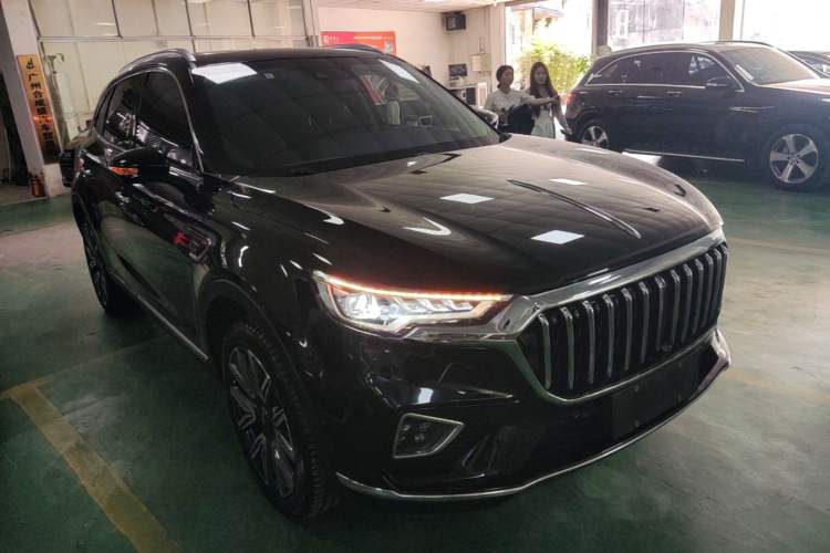 Used Hongqi HS5 2022 Facelifted Version 2.0T Smart Connect Flagship All-Wheel-Drive Edition Front Right 45 Deg