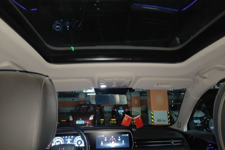 Used Hongqi HS5 2022 Facelifted Version 2.0T Smart Connect Flagship All-Wheel-Drive Edition Headliner