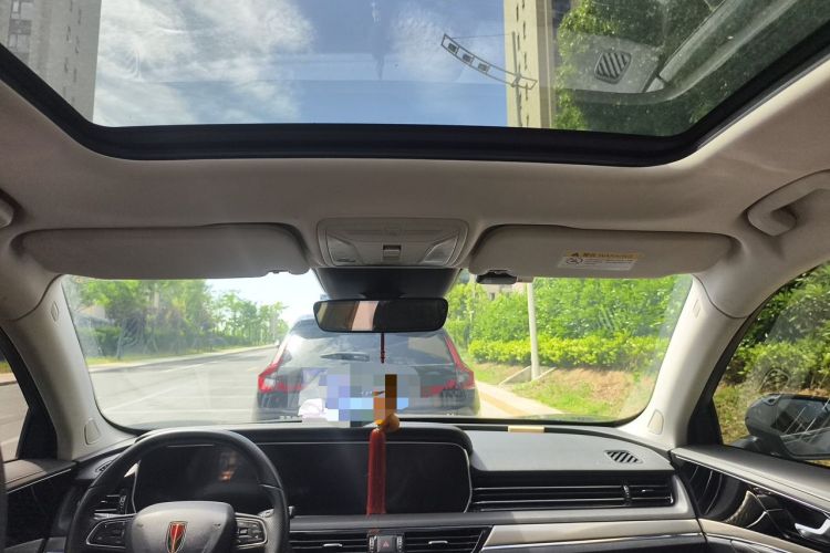 Used Hongqi HS5 2022 Facelifted Version 2.0T Smart Connect Flagship All-Wheel-Drive Edition Headliner