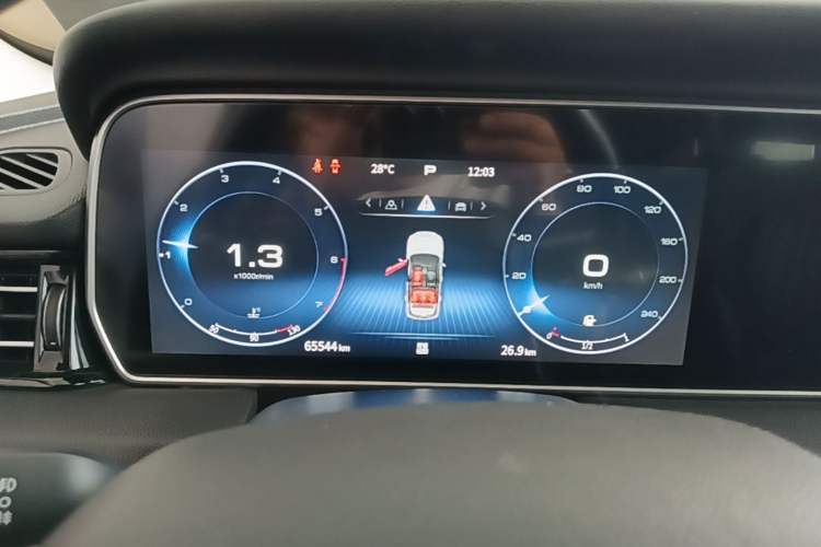 Used Hongqi HS5 2022 Revised Version 2.0T Smart Connect Flagship Edition Instrument Cluster
