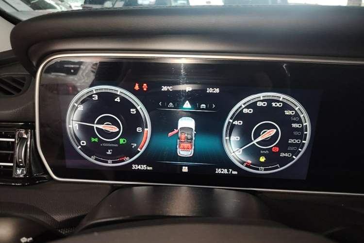 Used Hongqi HS5 2022 2.0T Smart Connect Flagship Edition Instrument Cluster