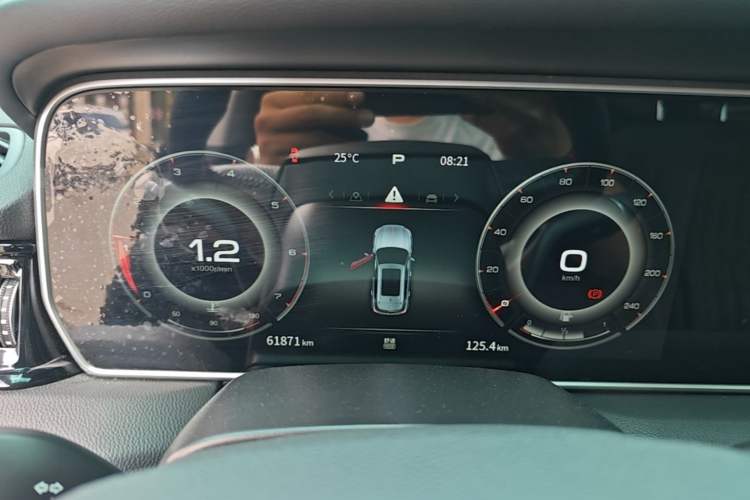 Used Hongqi HS5 2022 Facelifted Version 2.0T Smart Connect Flagship All-Wheel-Drive Edition Instrument Cluster