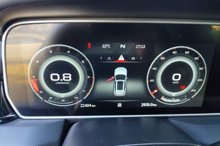 Used Hongqi HS5 2022 2.0T Smart Connect Flagship Edition Instrument Cluster