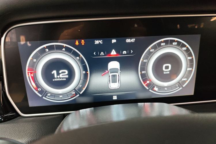 Used Hongqi HS5 2022 Facelifted Version 2.0T Smart Connect Flagship All-Wheel-Drive Edition Instrument Cluster