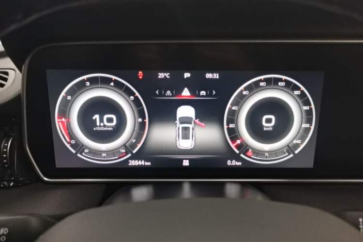 Used Hongqi HS5 2022 Facelifted Version 2.0T Smart Connect Flagship All-Wheel-Drive Edition Instrument Cluster