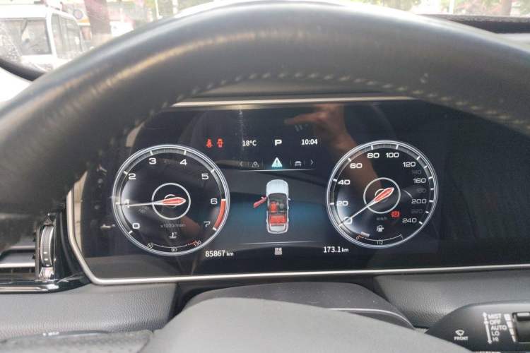 Used Hongqi HS5 2022 2.0T Smart Connect Flagship All-Wheel-Drive Version Instrument Cluster