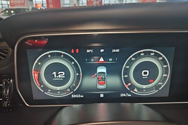 Used Hongqi HS5 2022 Revised Version 2.0T Smart Connect Flagship Edition Instrument Cluster