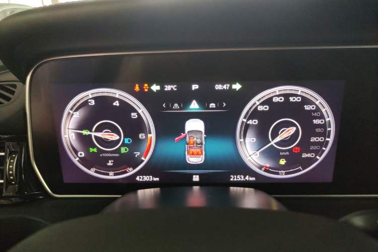 Used Hongqi HS5 2022 2.0T Smart Connect Flagship Enjoyment Purchase Edition Instrument Cluster