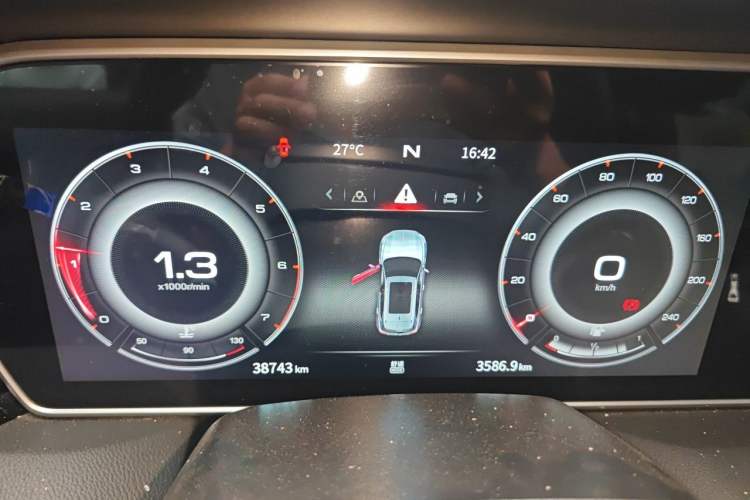 Used Hongqi HS5 2022 2.0T Smart Connect Flagship Enjoyment Purchase Edition Instrument Cluster