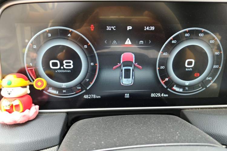 Used Hongqi HS5 2022 Revised Version 2.0T Smart Connect Flagship Edition Instrument Cluster