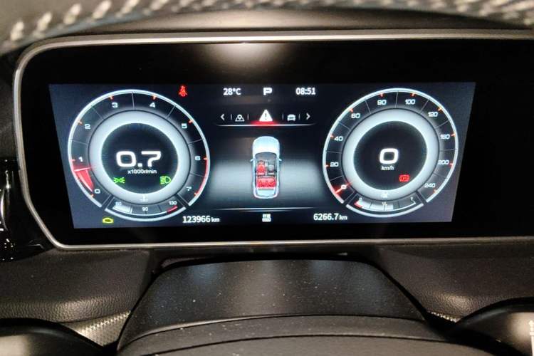 Used Hongqi HS5 2022 Revised Version 2.0T Smart Connect Flagship Edition Instrument Cluster