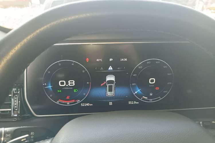 Used Hongqi HS5 2022 2.0T Smart Connect Flagship All-Wheel-Drive Version Instrument Cluster