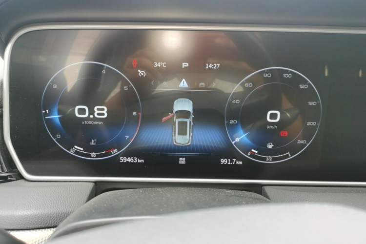 Used Hongqi HS5 2022 2.0T Smart Connect Flagship All-Wheel-Drive Version Instrument Cluster