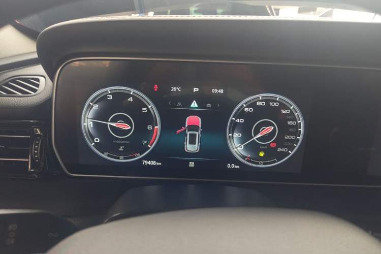 Used Hongqi HS5 2022 Revised Version 2.0T Smart Connect Flagship Edition Instrument Cluster