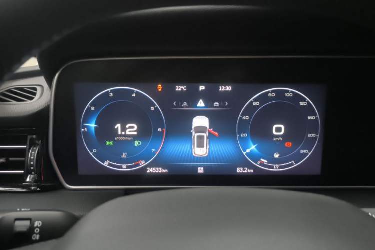 Used Hongqi HS5 2022 Revised Version 2.0T Smart Connect Flagship Edition Instrument Cluster