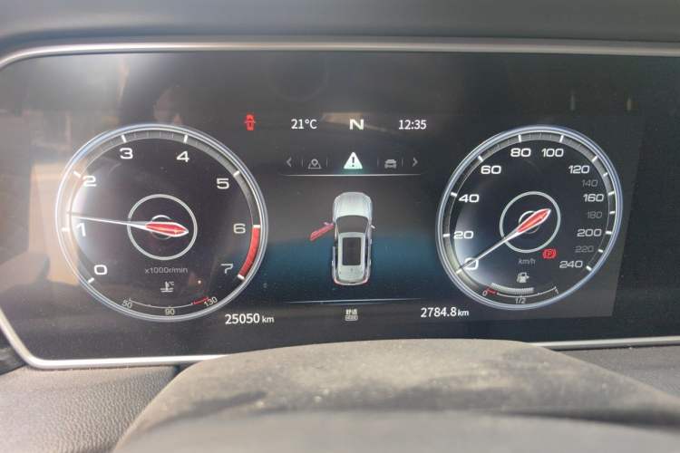 Used Hongqi HS5 2022 2.0T Smart Connect Flagship All-Wheel-Drive Version Instrument Cluster