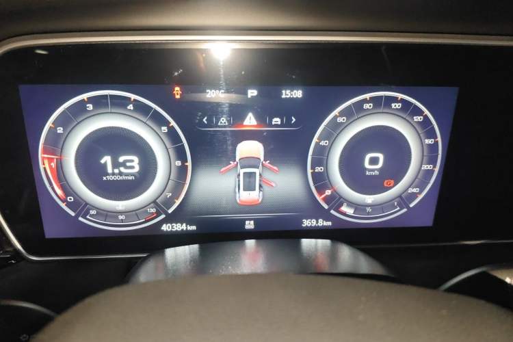 Used Hongqi HS5 2022 Revised Version 2.0T Smart Connect Flagship Edition Instrument Cluster