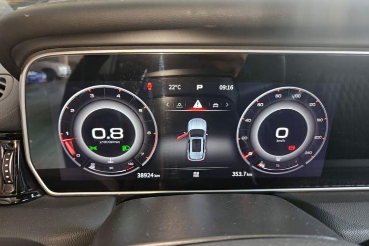Used Hongqi HS5 2022 Revised Version 2.0T Smart Connect Flagship Edition Instrument Cluster