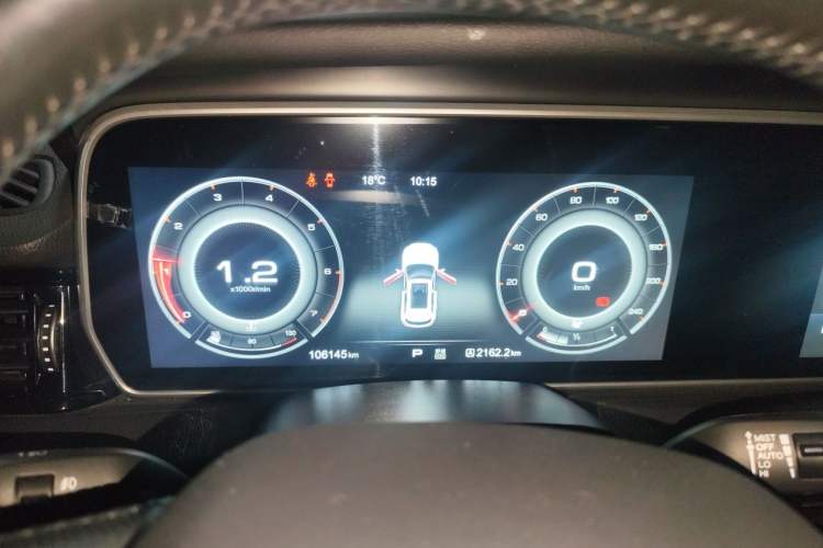 Used Hongqi HS5 2022 2.0T Smart Connect Flagship All-Wheel-Drive Version Instrument Cluster