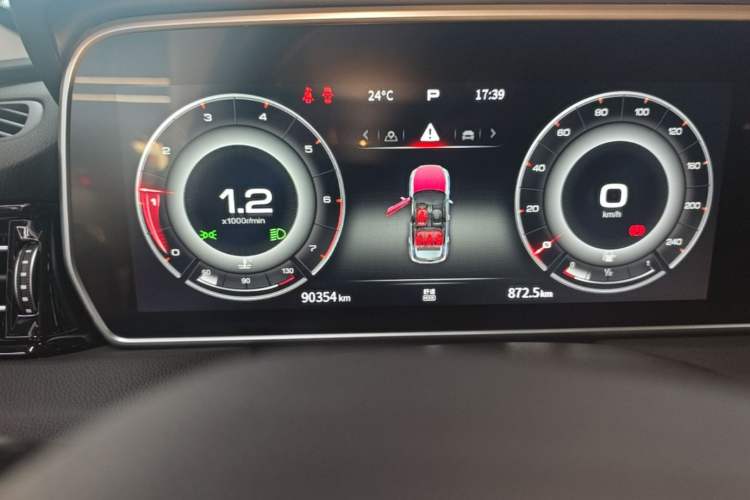Used Hongqi HS5 2022 2.0T Smart Connect Flagship Edition Instrument Cluster