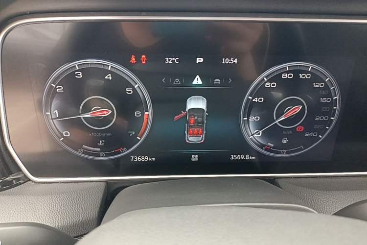 Used Hongqi HS5 2022 2.0T Smart Connect Flagship Edition Instrument Cluster