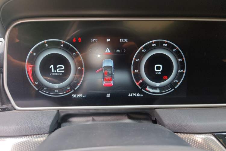 Used Hongqi HS5 2022 2.0T Smart Connect Flagship Edition Instrument Cluster