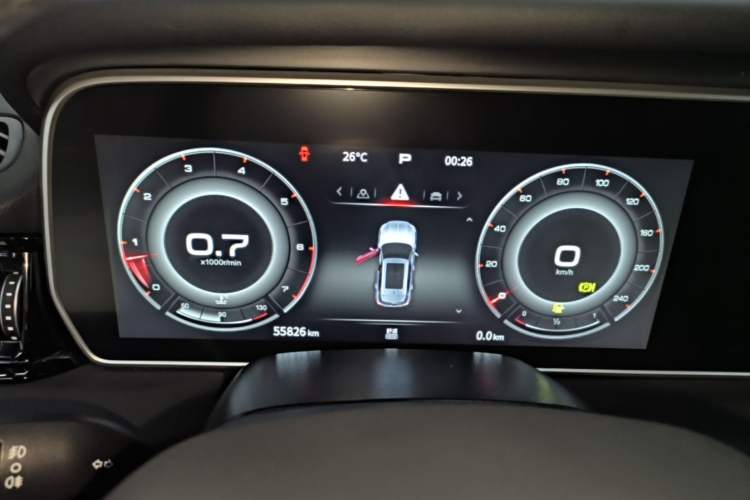 Used Hongqi HS5 2022 Revised Version 2.0T Smart Connect Flagship Edition Instrument Cluster