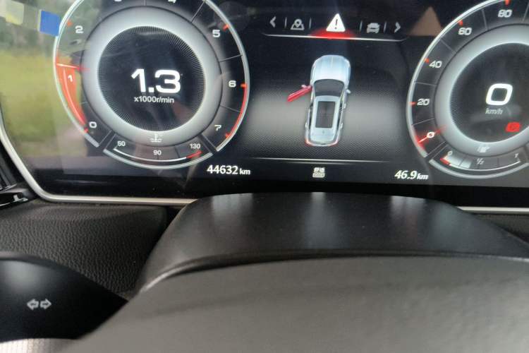Used Hongqi HS5 2022 Facelifted Version 2.0T Smart Connect Flagship All-Wheel-Drive Edition Odometer Close Up