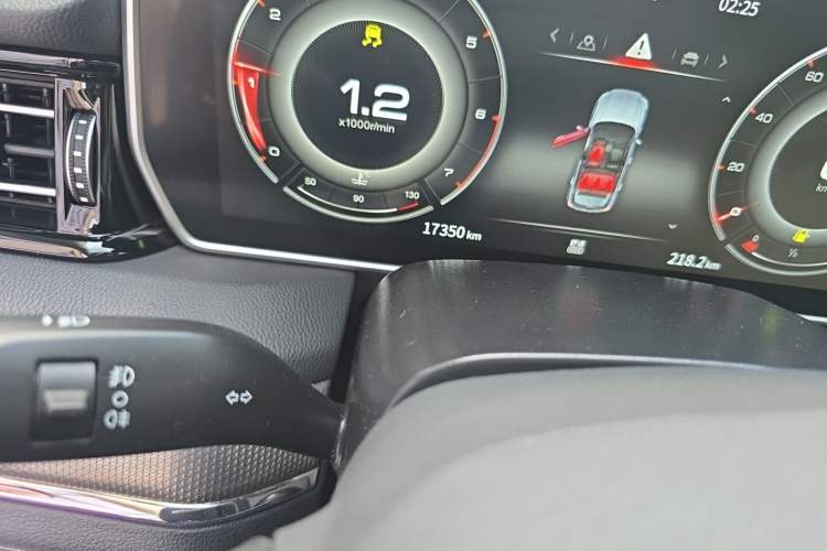 Used Hongqi HS5 2022 Revised Version 2.0T Smart Connect Flagship Edition Odometer Close Up