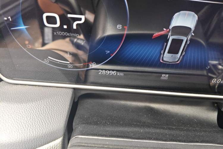 Used Hongqi HS5 2022 Revised Version 2.0T Smart Connect Flagship Edition Odometer Close Up