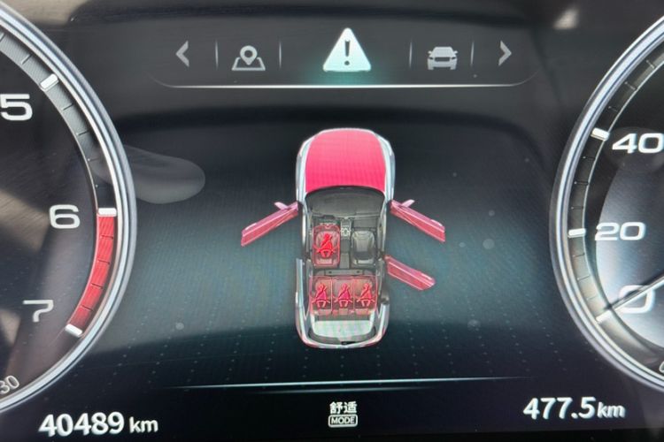 Used Hongqi HS5 2022 Revised Version 2.0T Smart Connect Flagship Edition Odometer Close Up