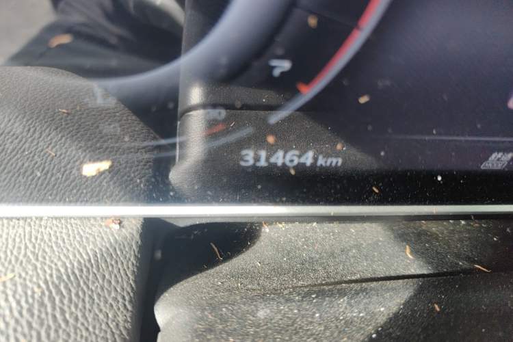 Used Hongqi HS5 2022 Facelifted Version 2.0T Smart Connect Flagship All-Wheel-Drive Edition Odometer Close Up