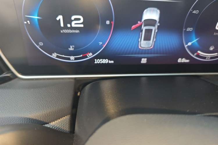 Used Hongqi HS5 2022 Revised Version 2.0T Smart Connect Flagship Edition Odometer Close Up