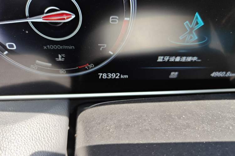 Used Hongqi HS5 2022 Revised Version 2.0T Smart Connect Flagship Edition Odometer Close Up