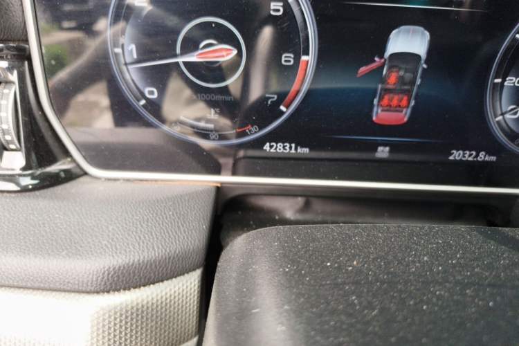Used Hongqi HS5 2022 2.0T Smart Connect Flagship Enjoyment Purchase Edition Odometer Close Up