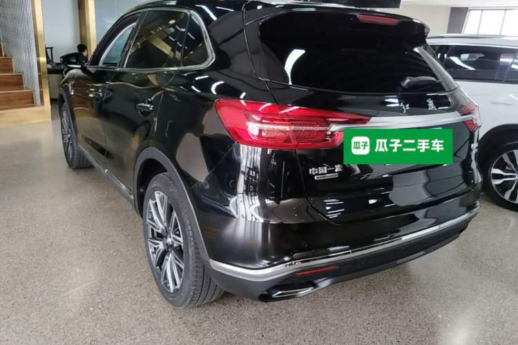 Used Hongqi HS5 2022 Facelifted Version 2.0T Smart Connect Flagship All-Wheel-Drive Edition Rear Left 45 Deg