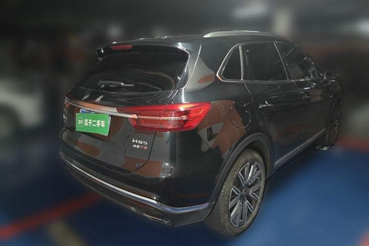 Used Hongqi HS5 2022 Facelifted Version 2.0T Smart Connect Flagship All-Wheel-Drive Edition Rear Right 45 Deg