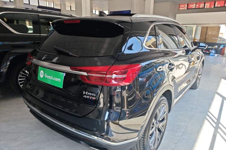 Used Hongqi HS5 2022 Facelifted Version 2.0T Smart Connect Flagship All-Wheel-Drive Edition Rear Right 45 Deg