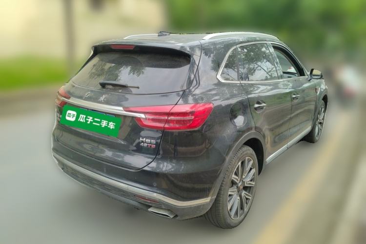Used Hongqi HS5 2022 Facelifted Version 2.0T Smart Connect Flagship All-Wheel-Drive Edition Rear Right 45 Deg