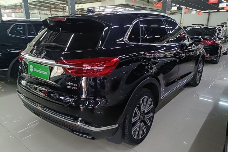 Used Hongqi HS5 2022 Facelifted Version 2.0T Smart Connect Flagship All-Wheel-Drive Edition Rear Right 45 Deg