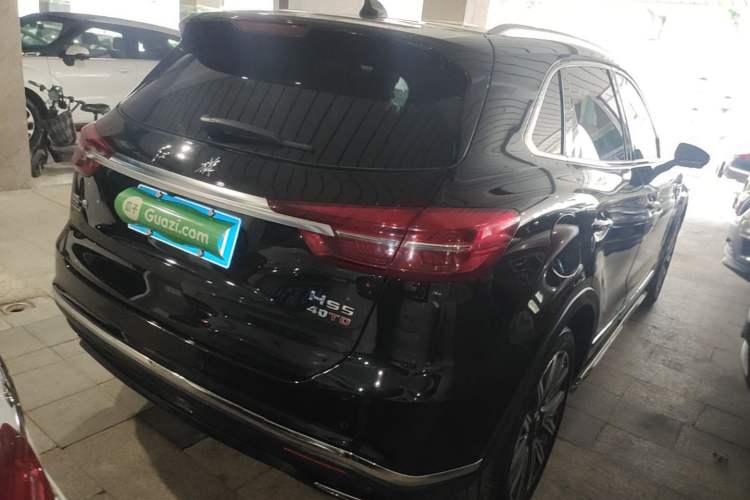 Used Hongqi HS5 2022 2.0T Smart Connect Flagship All-Wheel-Drive Version Rear Right 45 Deg