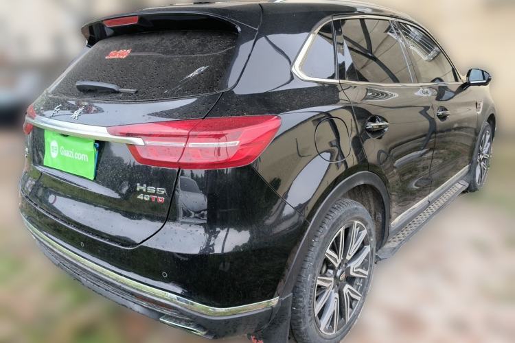 Used Hongqi HS5 2022 Facelifted Version 2.0T Smart Connect Flagship All-Wheel-Drive Edition Rear Right 45 Deg