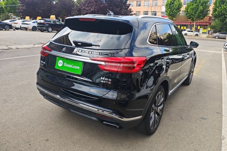 Used Hongqi HS5 2022 Facelifted Version 2.0T Smart Connect Flagship All-Wheel-Drive Edition Rear Right 45 Deg