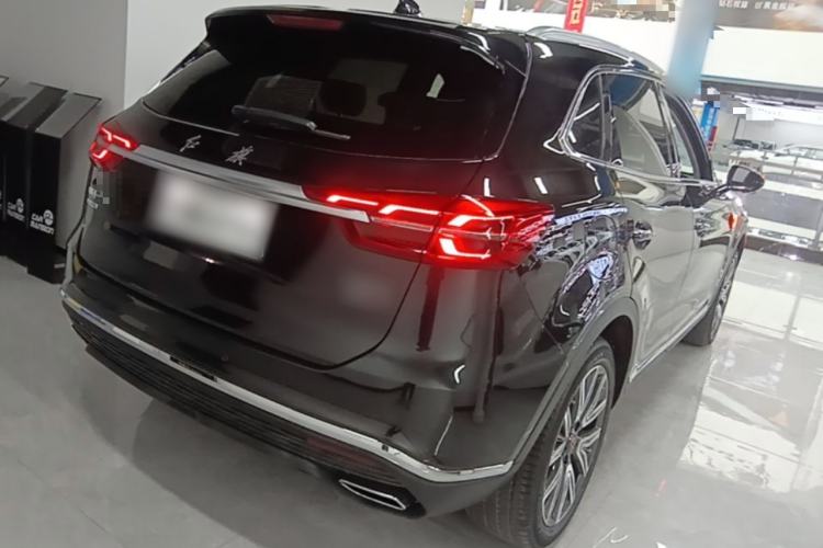 Used Hongqi HS5 2022 Facelifted Version 2.0T Smart Connect Flagship All-Wheel-Drive Edition Rear Right 45 Deg