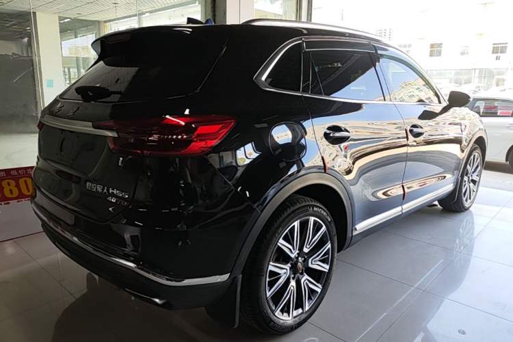 Used Hongqi HS5 2022 Facelifted Version 2.0T Smart Connect Flagship All-Wheel-Drive Edition Rear Right 45 Deg