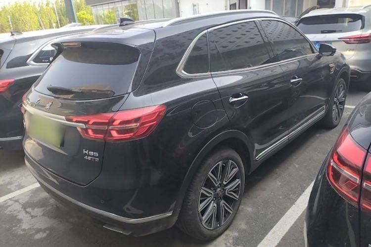Used Hongqi HS5 2022 Facelifted Version 2.0T Smart Connect Flagship All-Wheel-Drive Edition Rear Right 45 Deg
